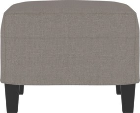 vidaXL Υποπόδιο Taupe 60x50x41 εκ. Υφασμάτινο