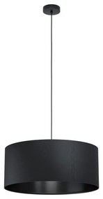 Φωτιστικό Οροφής Maserlo 1 99043 Ø530 Black Eglo Metal, Fabric