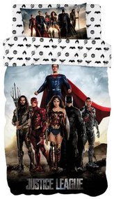 Beauty Home Σετ παπλωματοθήκη μονή Art 6186 Justice League 165x250 Εμπριμέ
