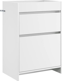 vidaXL Ντουλάπι Κάτω από τον Νιπτήρα Λευκό 56 x 37,5 x 81 εκ