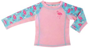 Παιδική Μπλούζα Με Αντηλιακή Προστασία Zoocchini Franny The Flamingo Ροζ 12-24 Μηνών