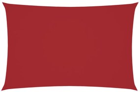 vidaXL Πανί Σκίασης Ορθογώνιο Κόκκινο 2 x 4 μ. από Ύφασμα Oxford