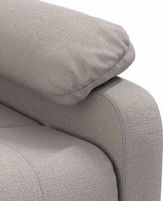 vidaXL Πολυθρόνα Ανακλινόμενη Taupe Υφασμάτινη