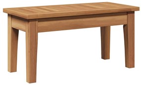 vidaXL Παγκάκι κήπου 2 pcs Καφέ Μασίφ ξύλο teak