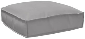 vidaXL Μαξιλάρι Γκρι 50 x 50 x 12 cm Ύφασμα Όξφορντ