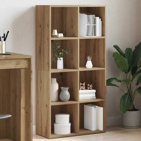 vidaXL Ντουλάπι βιβλίων Artisan Oak 66x30x130 cm Κατασκευασμένο ξύλο