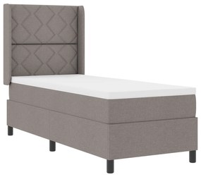 vidaXL Κρεβάτι Box Spring με Στρώμα Ταούπ 80x200 cm Υλικό