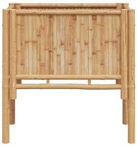 vidaXL Υπερυψωμένη Ζαρντινιέρα Καφέ 70 x 35 x 70 εκ. Μπαμπού