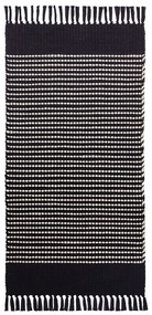 Χαλάκι Κουζίνας Issa 60x130 Black Nima 60X130cm Βαμβάκι