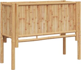 vidaXL Ανεβασμένο Κρεβάτι Καφέ 90 x 35 x 70 εκ. Μπαμπού