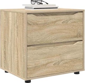 vidaXL Ντουλάπι αποθήκευσης Δρύς Sonoma 60 x 48 x 57 εκ