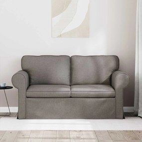 vidaXL Καναπές Taupe 155 x 82 x 80 εκ ύφασμα