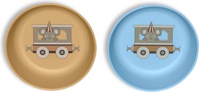 Nuuroo Villum PLA βαθύ πιάτο 2-pack - Blue Mix