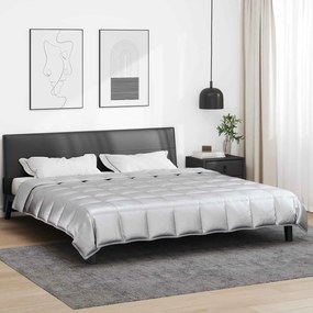 vidaXL Κουβέρτα ολόκληρου του χρόνου Ασημί 200 x 240 cm