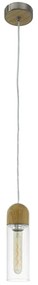 Φωτιστικό Οροφής Led Zacharo 1 96944 Brown Eglo Metal, Glass