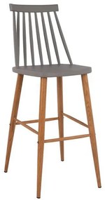 Σκαμπό μπαρ VANESSA C8459.10 σε Γκρί 43x49x107 εκ. 2αδα 43x49x107 εκ.