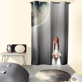 Κουρτίνα Παιδική Space Grey Saint Clair 160x240 cm 160x240cm Microfiber