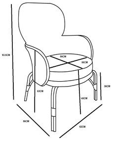 LOOM ΠΟΛΥΘΡΟΝΑ ΦΥΣΙΚΟ 65x69xH94cm - 22-0050 - 22-0050