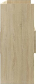 vidaXL Μπουφές Sonoma Δρυς 105 x 30 x 70 εκ. από Επεξ. Ξύλο