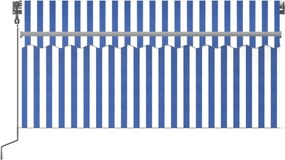 vidaXL Ηλεκτρική τέντα με LED και αισθητήρα 3 x 2,5 m