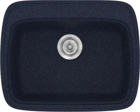 Kitchen Sink Sanitec Classic 313 Inset 58x50 cm Granite Blue