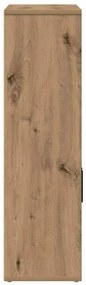 vidaXL Βιβλιοθήκη Αρτισιανή Δρυς 60x24x85 εκ. Επεξ. Ξύλο