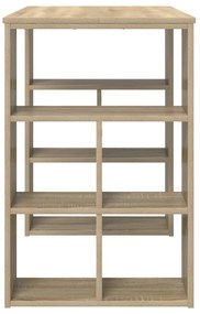 vidaXL Γωνιακό Γραφείο Sonoma oak MDF Μεσαίο Γωνιακό γραφείο Sonoma Oak