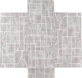 Χαλιά Κρεβατοκάμαρας (Σετ 3τμχ) Pierre Cardin Loft 23 Beige