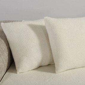 Διακοσμητικό Μαξιλάρι Μπουκλέ (50x50) Nef-Nef Homeware Breda Ecru
