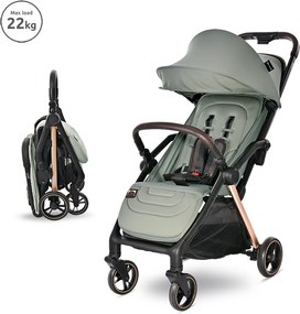 AUTOFOLDING BABY STROLLER LORET 22 KG GREEN