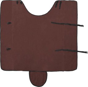 vidaXL Σαμάρι Ίππου Πλήρης Σκούρος Καφέ Πολυεστέρας