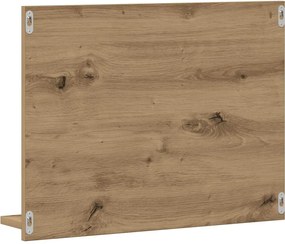 vidaXL Ντουλάπι καθρέφτη μπάνιου Βελανιδιά τεχνίτη 60x10,5x45 cm