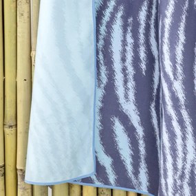 Πετσέτα Θαλάσσης Microfiber (80x160) 2 Όψεων Nima Zebra