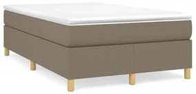 Πλαίσιο Κρεβατιού Boxspring Taupe 120x200 εκ. Υφασμάτινο - Μπεζ-Γκρι