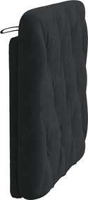vidaXL Μαξιλάρι για Κεφαλάρι Μαύρο 90 εκ. Βελούδο