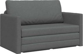 vidaXL Κρεβάτι καναπές 110cm Σκούρο Γκρι ύφασμα