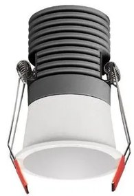 Χωνευτό Σποτ Μεταλλικό Στρογγυλό LED 12W 3000Κ Φ6.5 16D DIM ΦOS_ME 05-00312-1 Λευκό