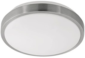 Φωτιστικό Οροφής Led Competa 1 96032 White-Silver Eglo Μέταλλο,Πλαστικό