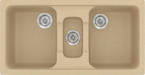 Sanitec Classic 325 (97×51) - Γρανιτένιος νεροχύτης - Granite Cappuccino