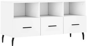 vidaXL Έπιπλο Τηλεόρασης Λευκό 102 x 36 x 50 εκ. από Επεξεργ. Ξύλο