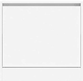 vidaXL Παπουτσοθήκη Λευκή 60 x 21 x 57 εκ. από Επεξεργασμένο Ξύλο