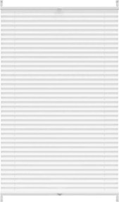 vidaXL Πλισέ ρόλερ σκίασης 90x150cm Λευκό