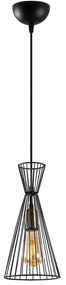 Φωτιστικό Οροφής Teltom 942FLG1613 15x15x125cm 1xE27 40W Black Opviq