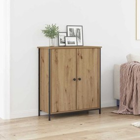 vidaXL Πλαϊνό γραφείο artisan δρυς 70 x 30 x 80 εκ. Επεξεργασμένο ξύλο