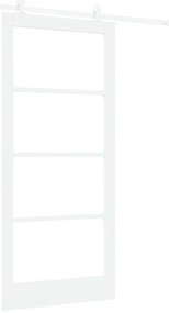 vidaXL Συρόμενη Πόρτα με Σετ Εξαρτημάτων ORKDAL Λευκή 93x202 εκ.