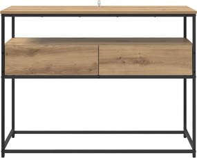 vidaXL Τραπέζι κονσόλας Artisan Oak 100 x 40 x 75 cm