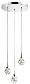Φωτιστικό Οροφής Κρεμαστό 01465.07 3W 24V LED 3000K 240Lm/Each D30cm Clear Luma
