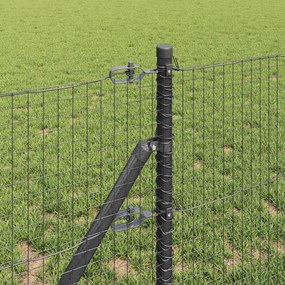 vidaXL Συρματόπλεγμα Σταθερού Εδάφους 50 x 0,8 m Γκρι Δίχτυ