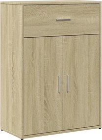 vidaXL Βοηθητικό Ντουλάπι Sonoma Δρυς 60x30x84 εκ. Επεξεργασμένο Ξύλο