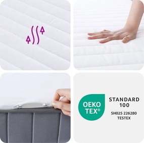 vidaXL Στρώμα Αφρού Medium Soft 100x200 εκ.